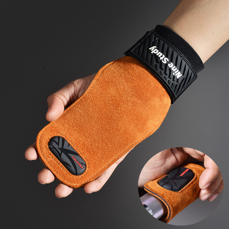 Crossfit Training Gear - Inek derisi spor sapları eldiven halter