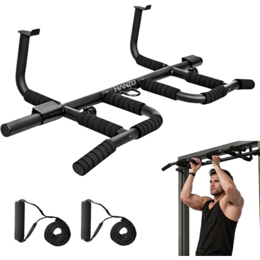 Pull Up Bar Grip - Kapıya Monte Çekme Barı Seti, Askı