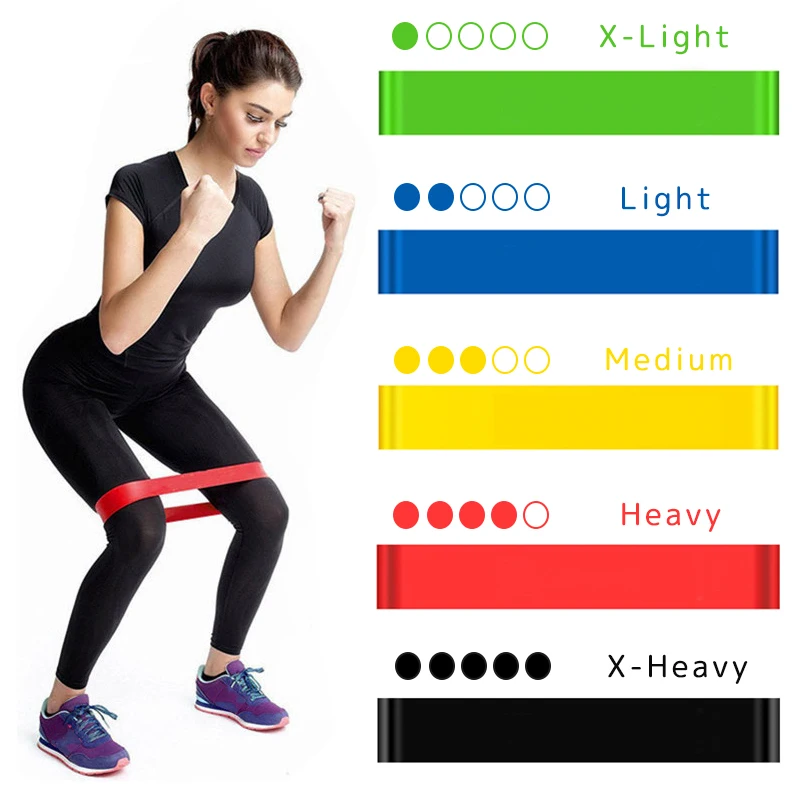 Crossfit Training Gear - Taşınabilir Fitness Egzersiz Ekipmanları Kauçuk Direnç